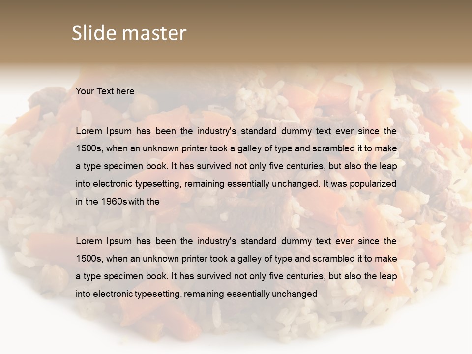 Spice Life Set PowerPoint Template