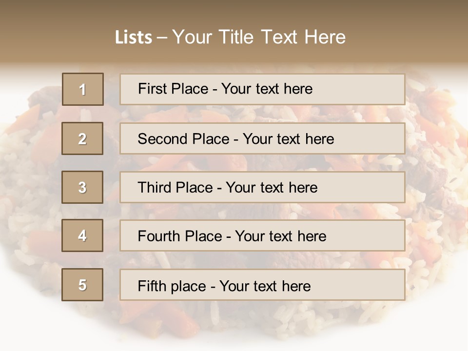 Spice Life Set PowerPoint Template