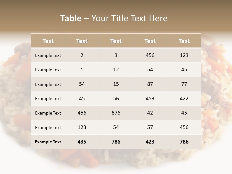 Spice Life Set PowerPoint Template