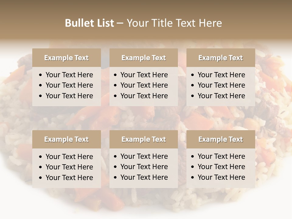 Spice Life Set PowerPoint Template