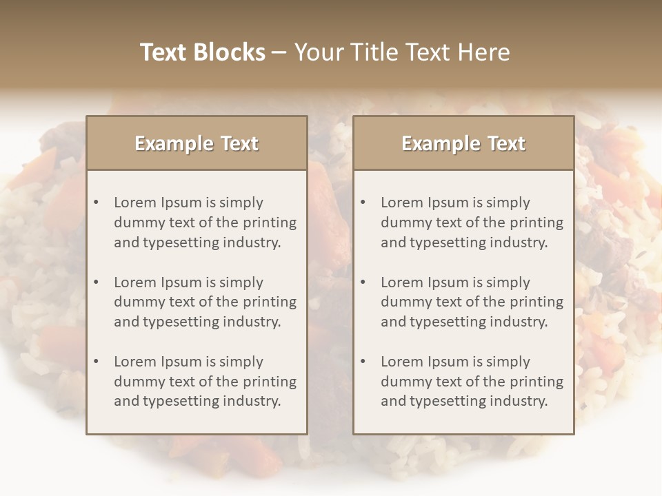 Spice Life Set PowerPoint Template