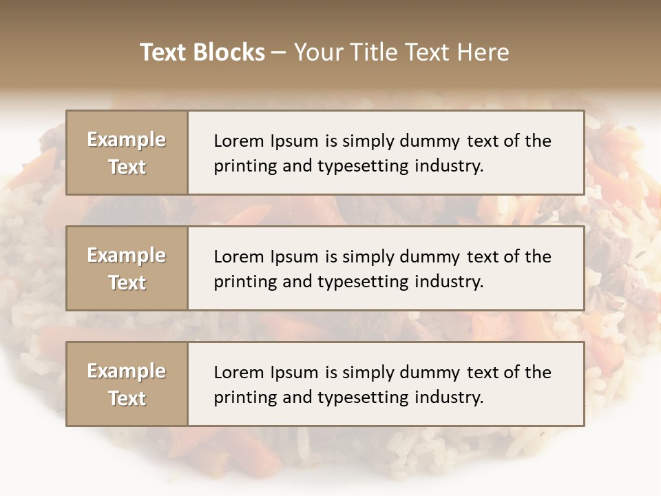 Spice Life Set PowerPoint Template