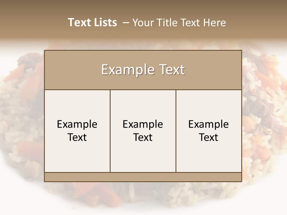 Spice Life Set PowerPoint Template
