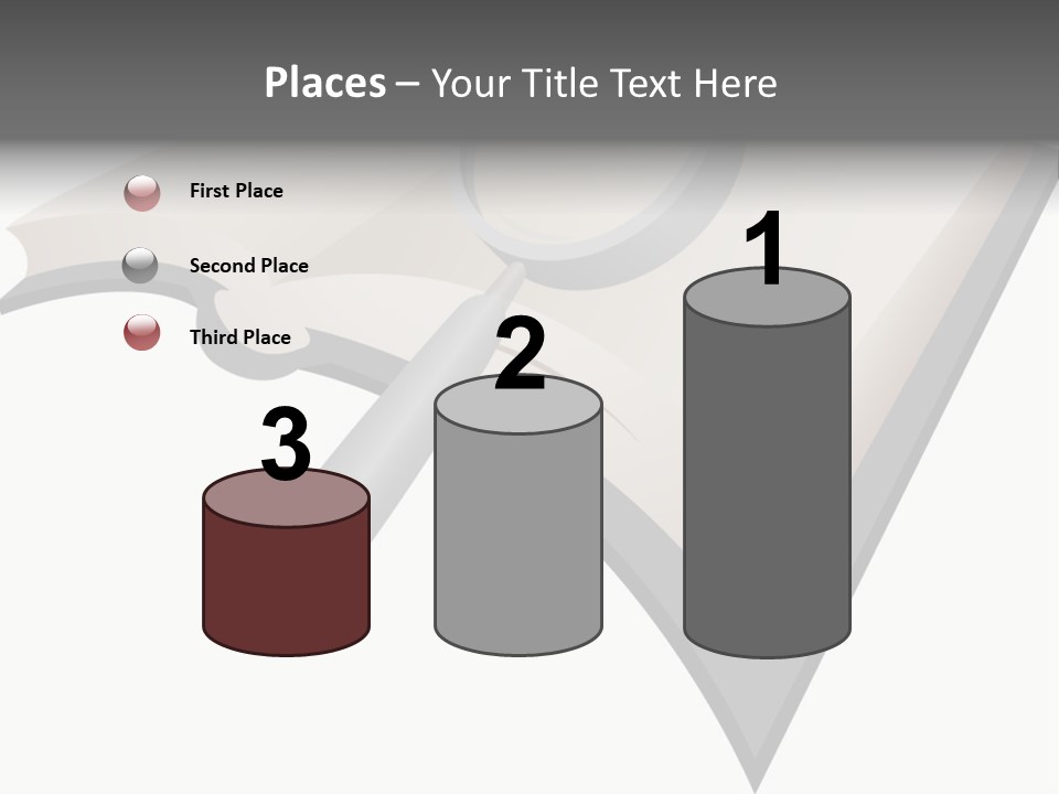 Magnifier Look Concept PowerPoint Template