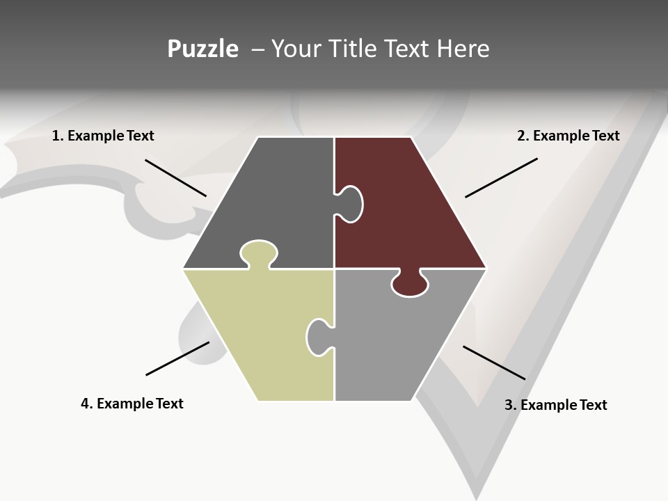 Magnifier Look Concept PowerPoint Template