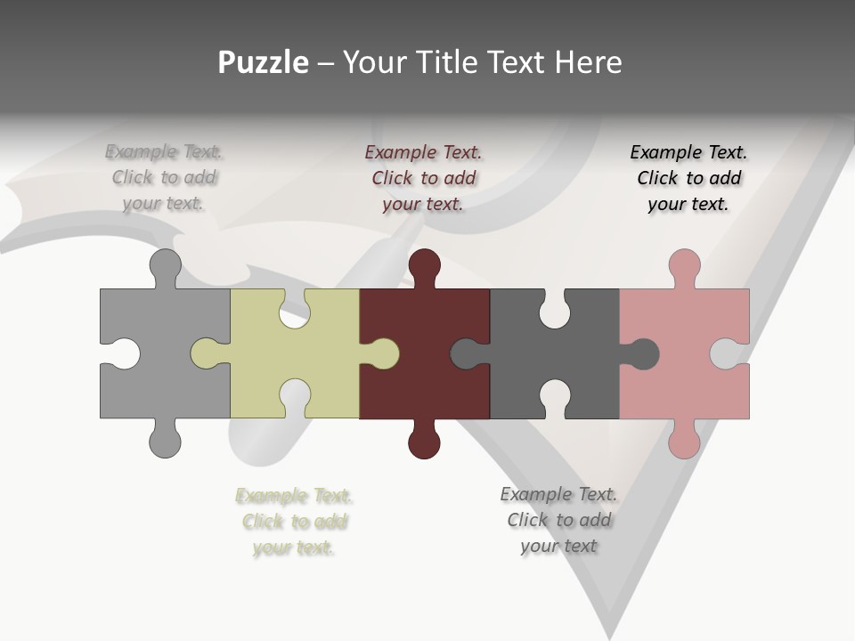 Magnifier Look Concept PowerPoint Template