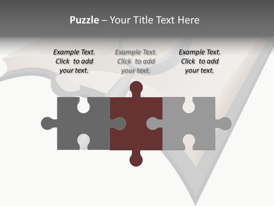 Magnifier Look Concept PowerPoint Template