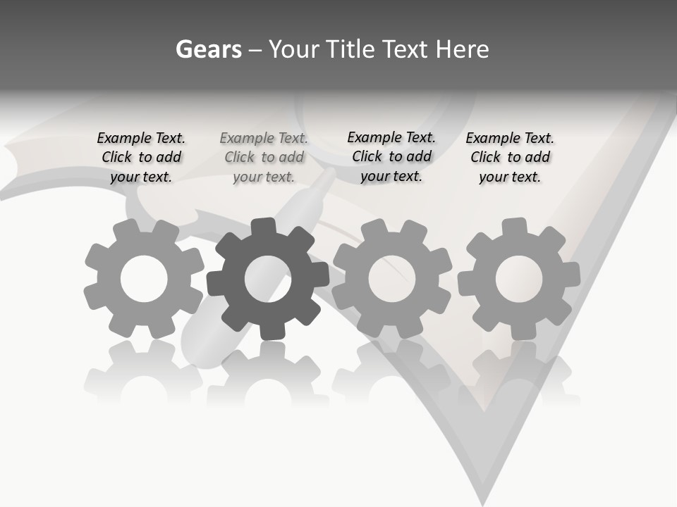 Magnifier Look Concept PowerPoint Template