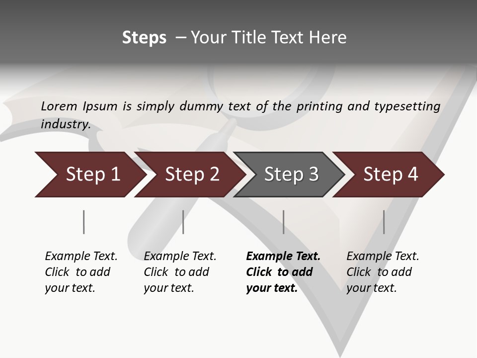 Magnifier Look Concept PowerPoint Template