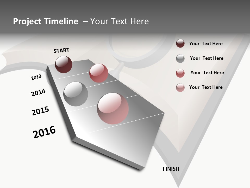 Magnifier Look Concept PowerPoint Template