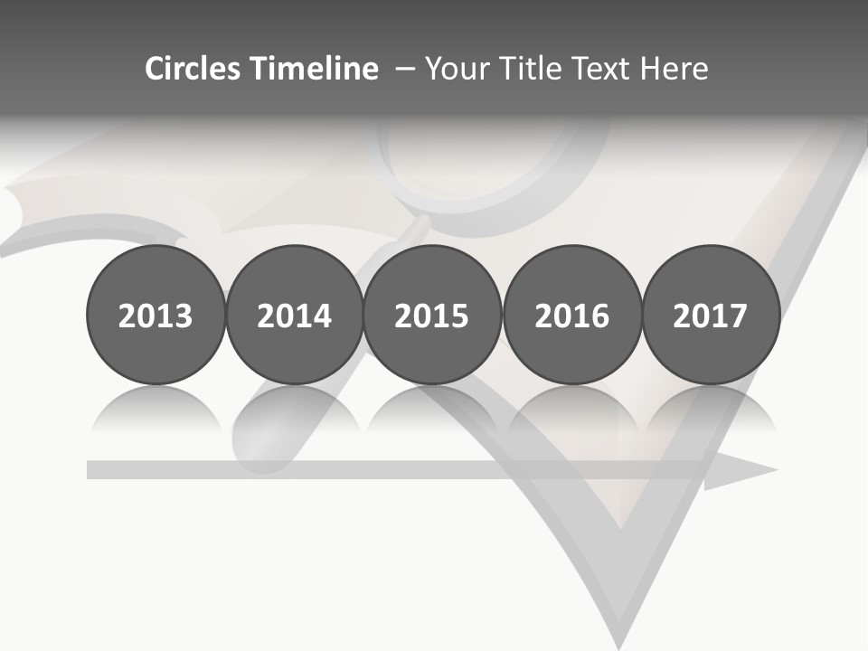 Magnifier Look Concept PowerPoint Template