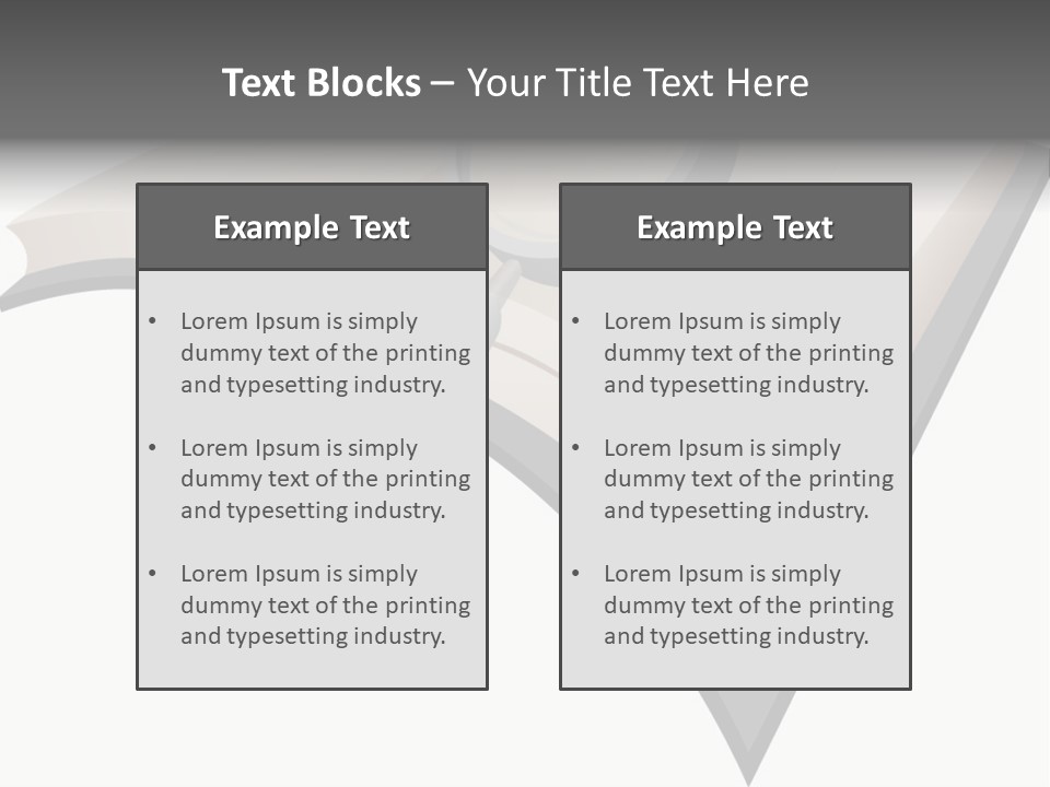 Magnifier Look Concept PowerPoint Template