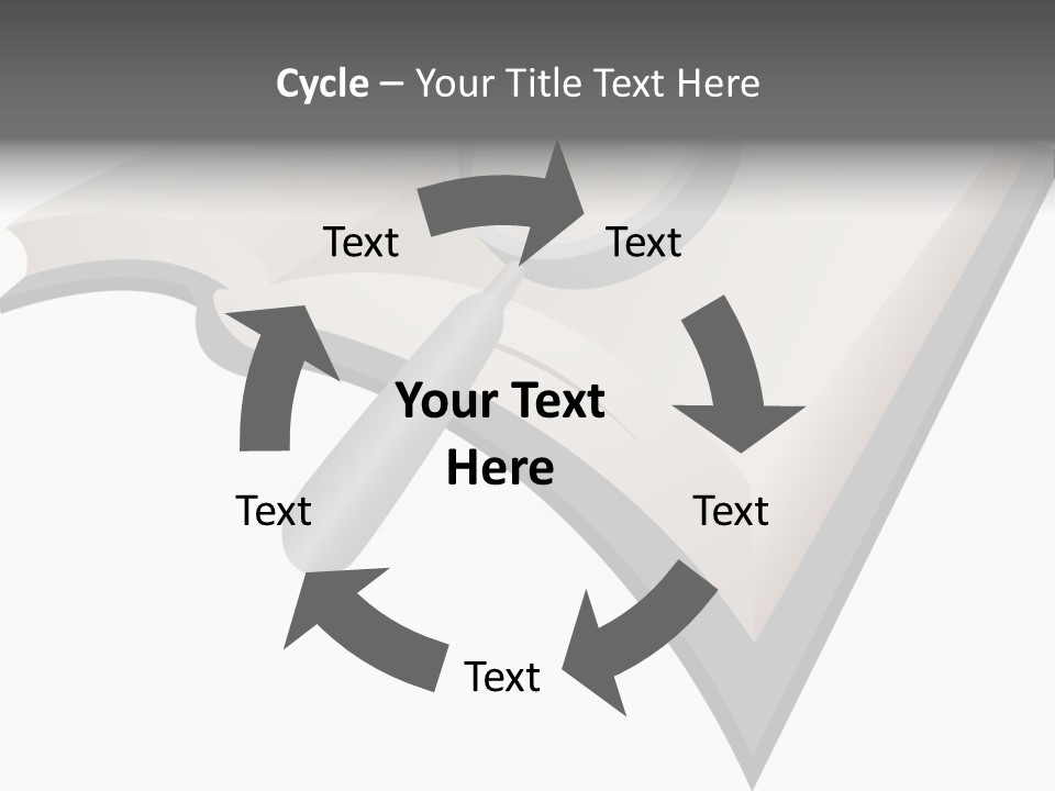 Magnifier Look Concept PowerPoint Template