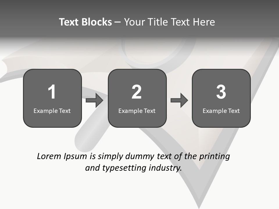 Magnifier Look Concept PowerPoint Template