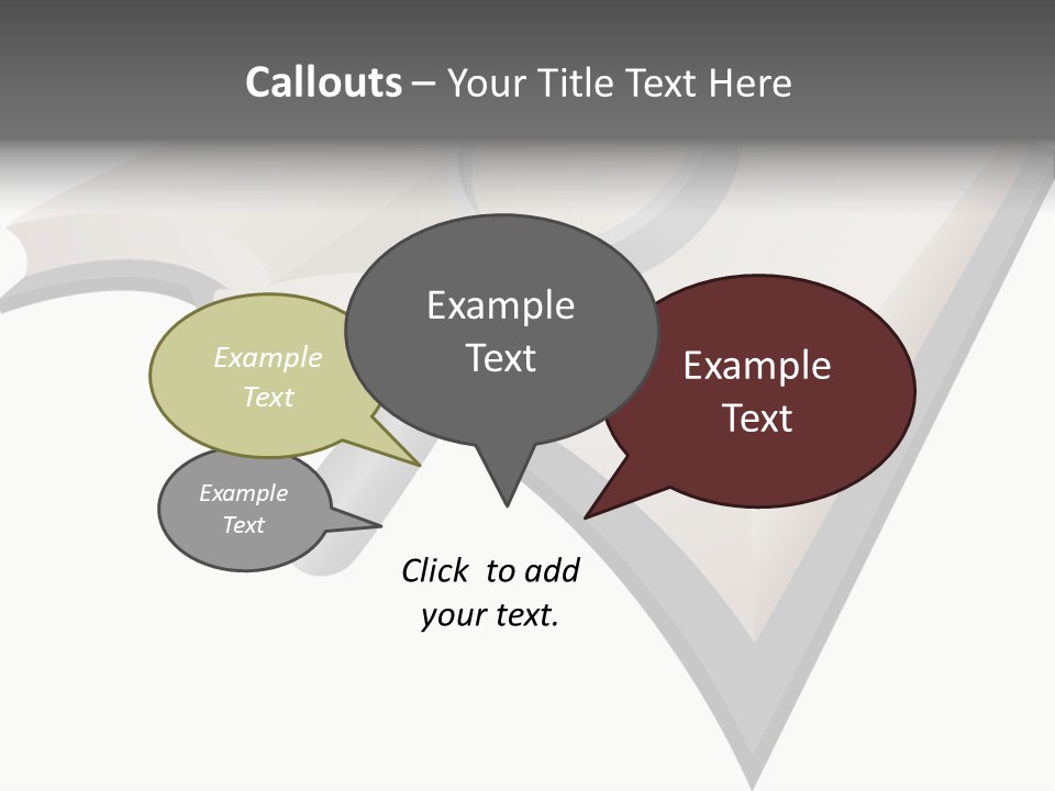 Magnifier Look Concept PowerPoint Template