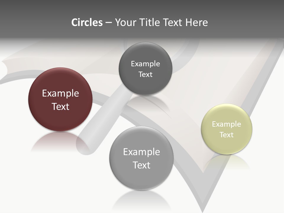 Magnifier Look Concept PowerPoint Template