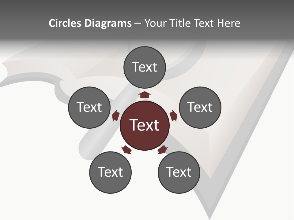 Magnifier Look Concept PowerPoint Template