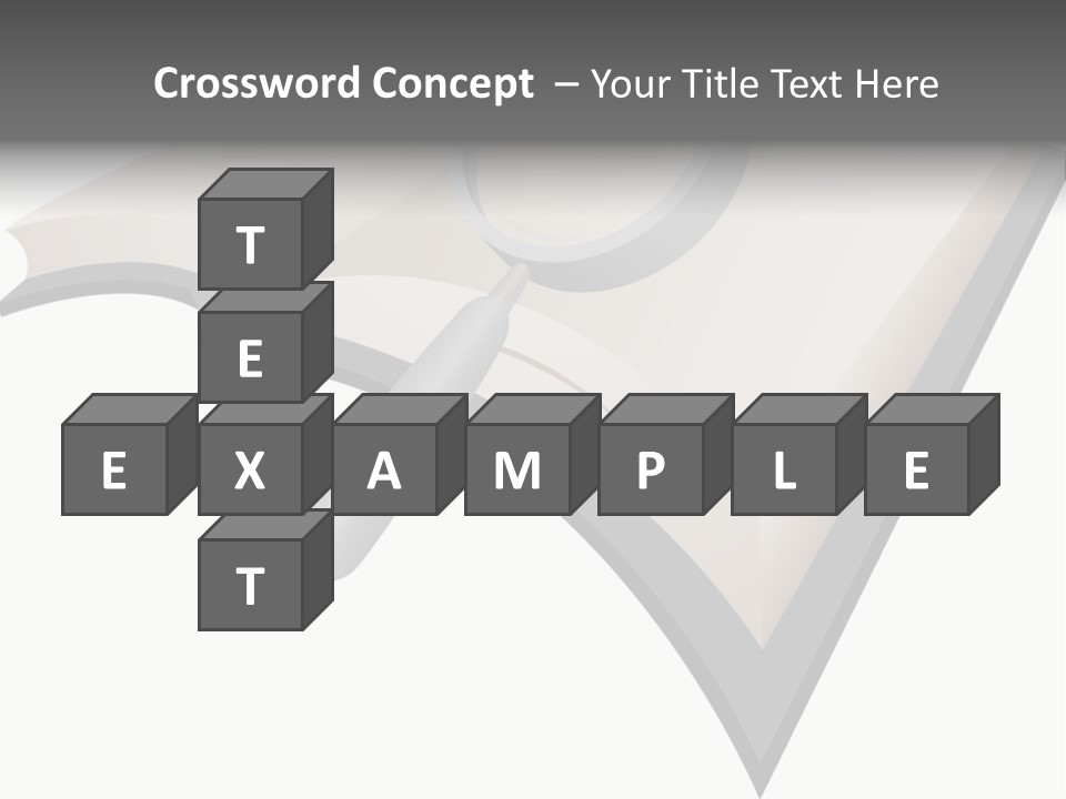 Magnifier Look Concept PowerPoint Template