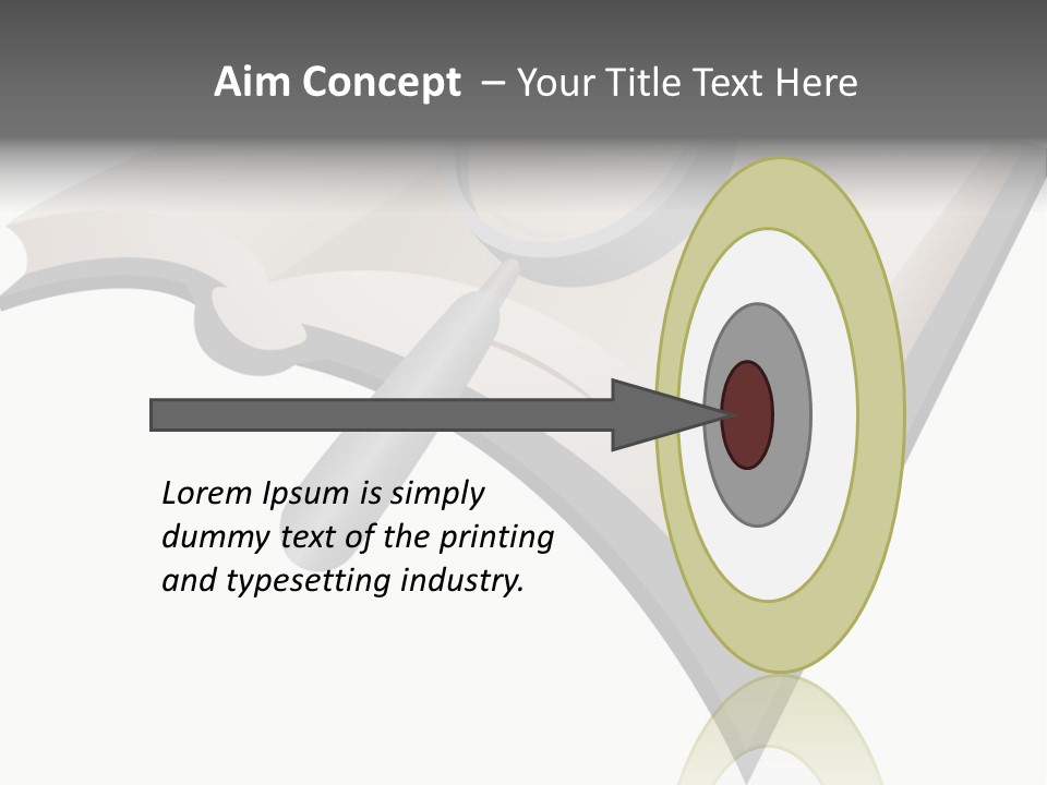 Magnifier Look Concept PowerPoint Template