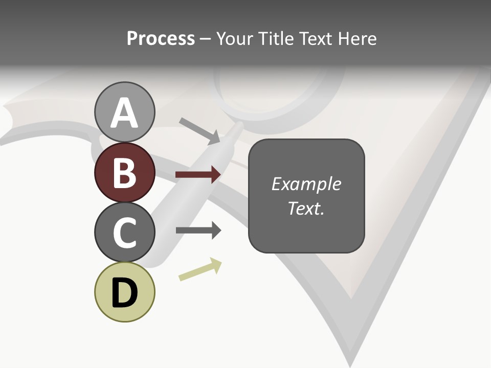 Magnifier Look Concept PowerPoint Template