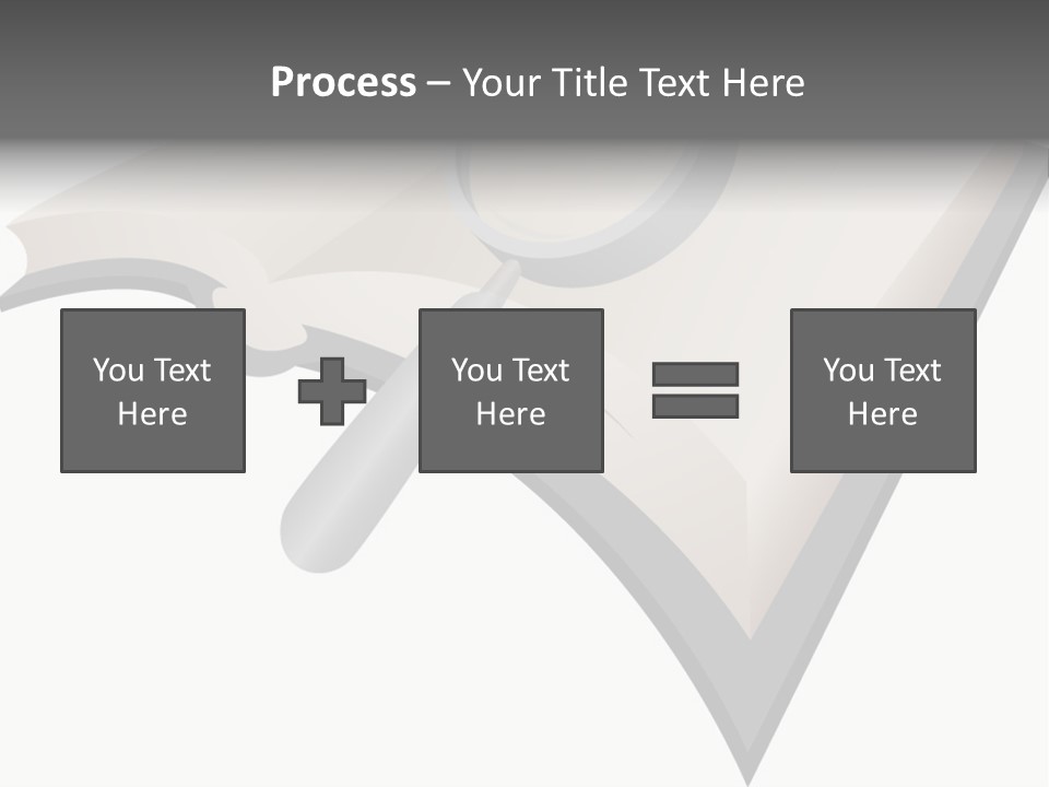 Magnifier Look Concept PowerPoint Template