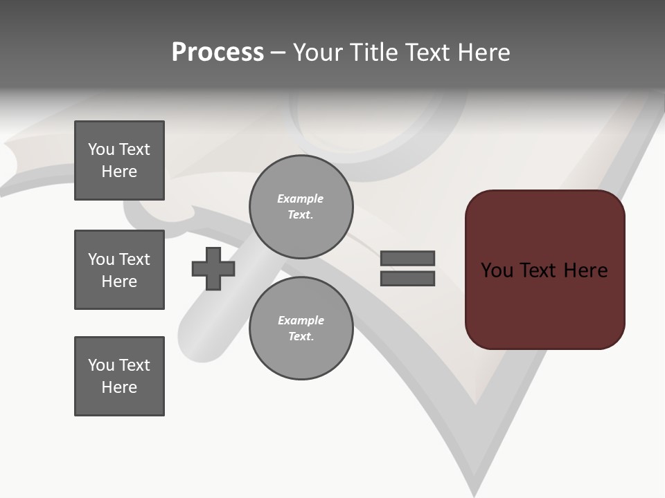 Magnifier Look Concept PowerPoint Template