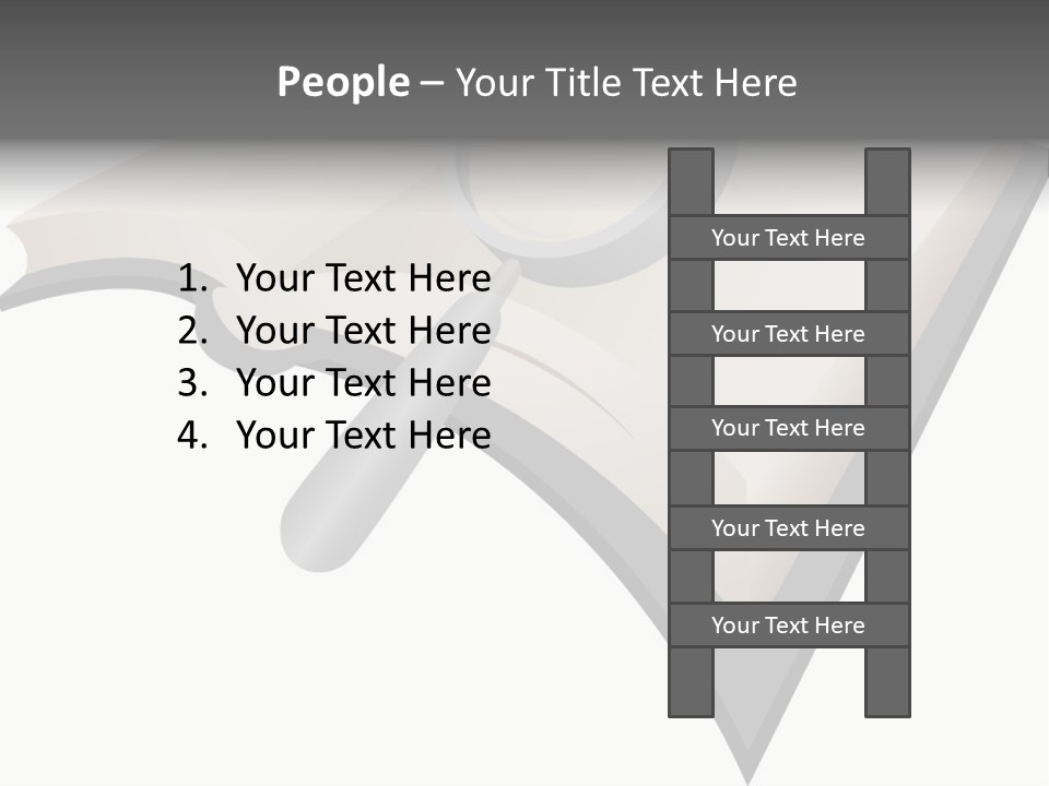 Magnifier Look Concept PowerPoint Template
