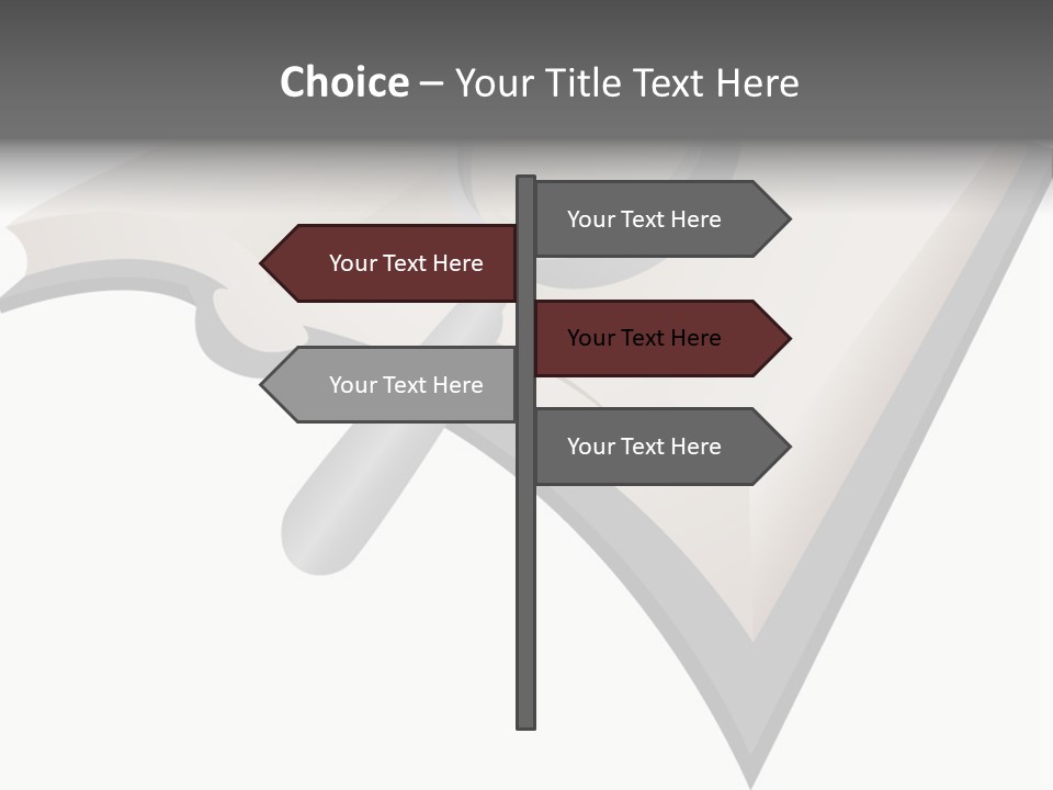 Magnifier Look Concept PowerPoint Template
