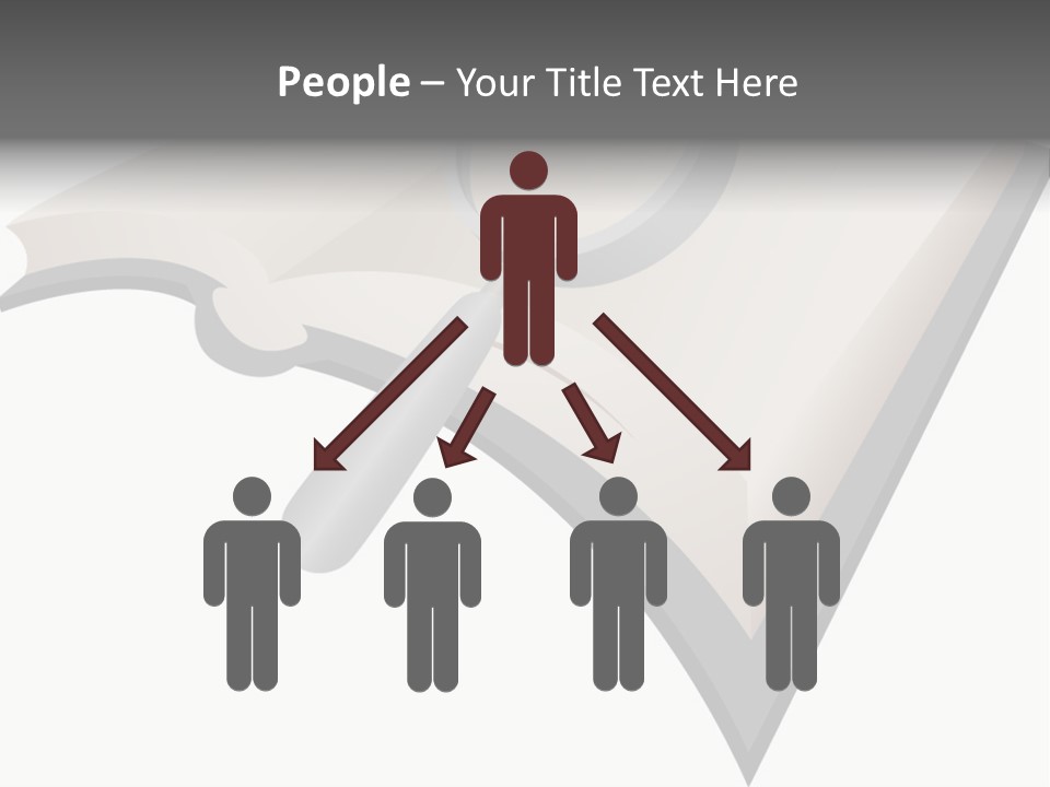 Magnifier Look Concept PowerPoint Template