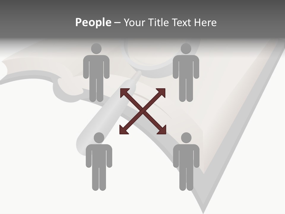 Magnifier Look Concept PowerPoint Template