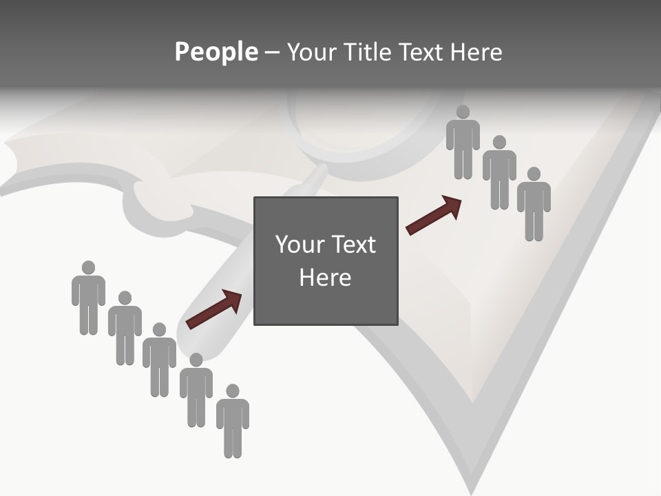 Magnifier Look Concept PowerPoint Template