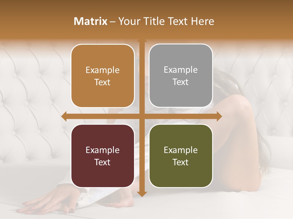 Nude Shy Shapely PowerPoint Template