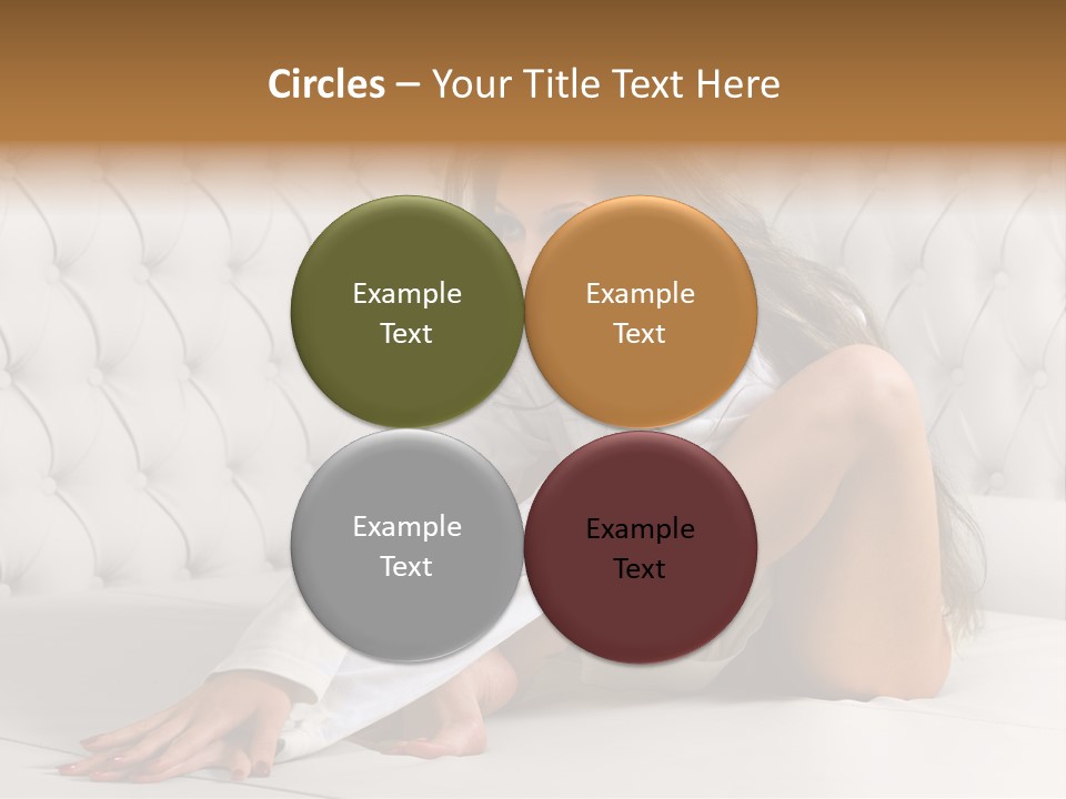Nude Shy Shapely PowerPoint Template