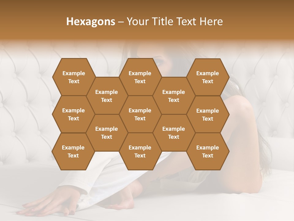 Nude Shy Shapely PowerPoint Template