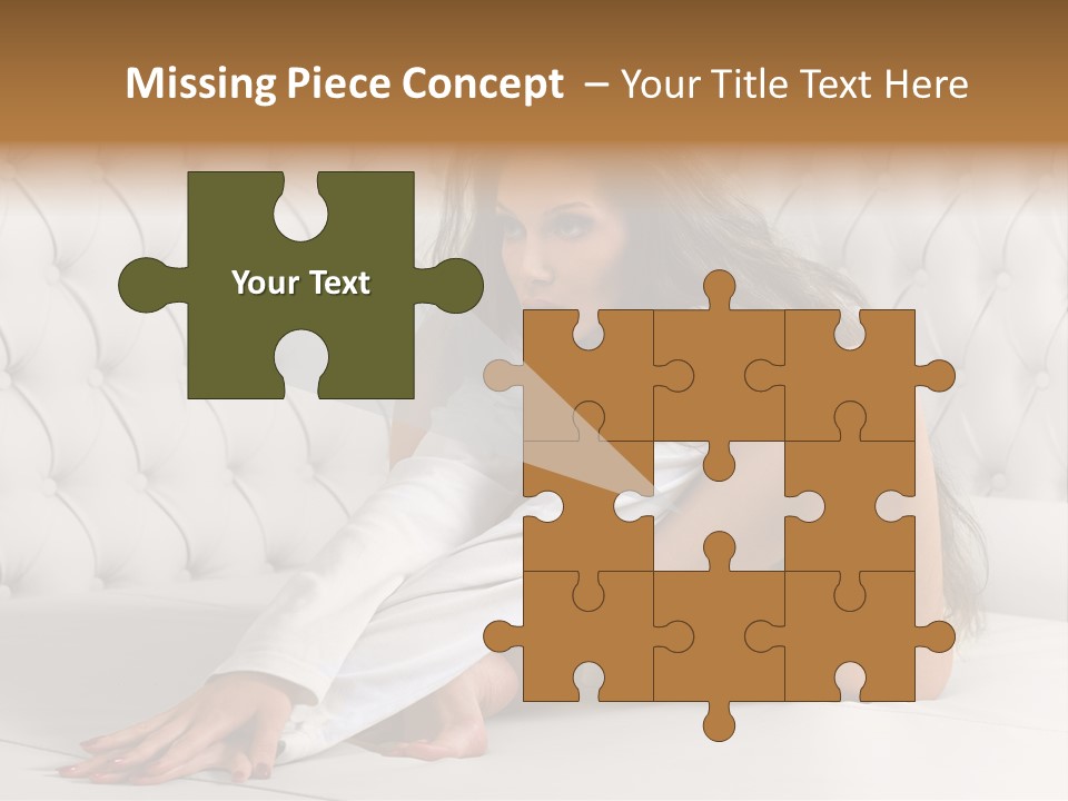 Nude Shy Shapely PowerPoint Template