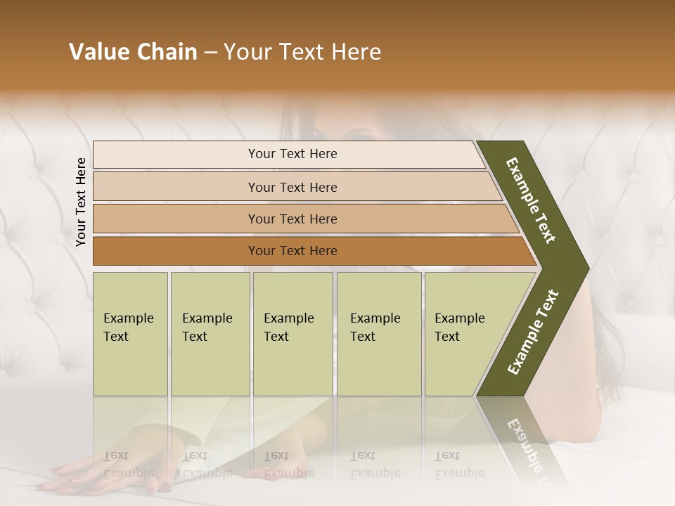 Nude Shy Shapely PowerPoint Template