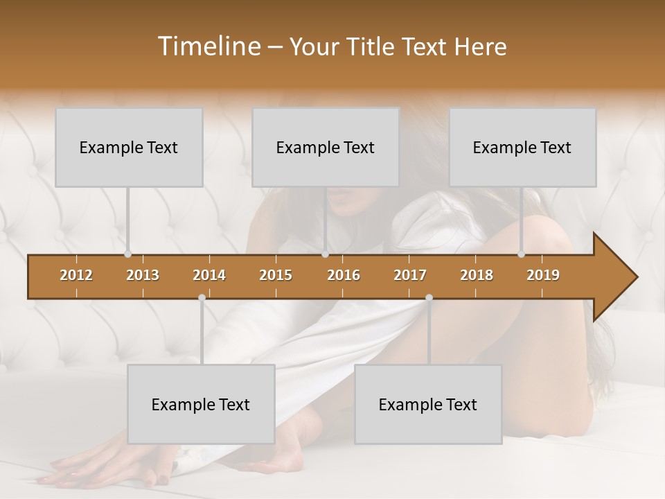 Nude Shy Shapely PowerPoint Template