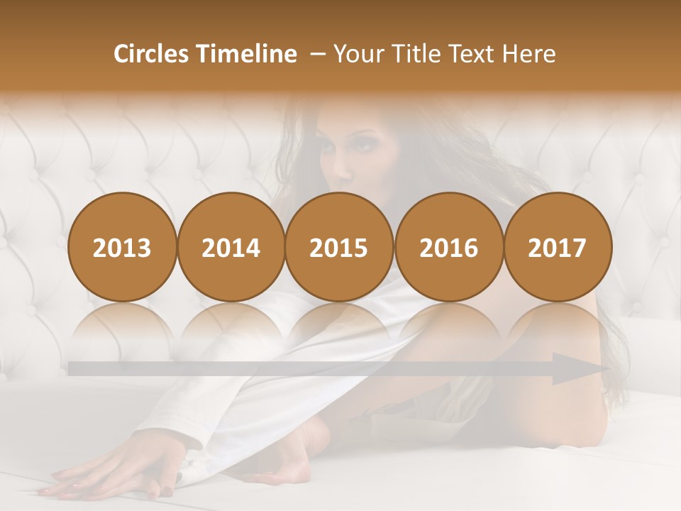 Nude Shy Shapely PowerPoint Template