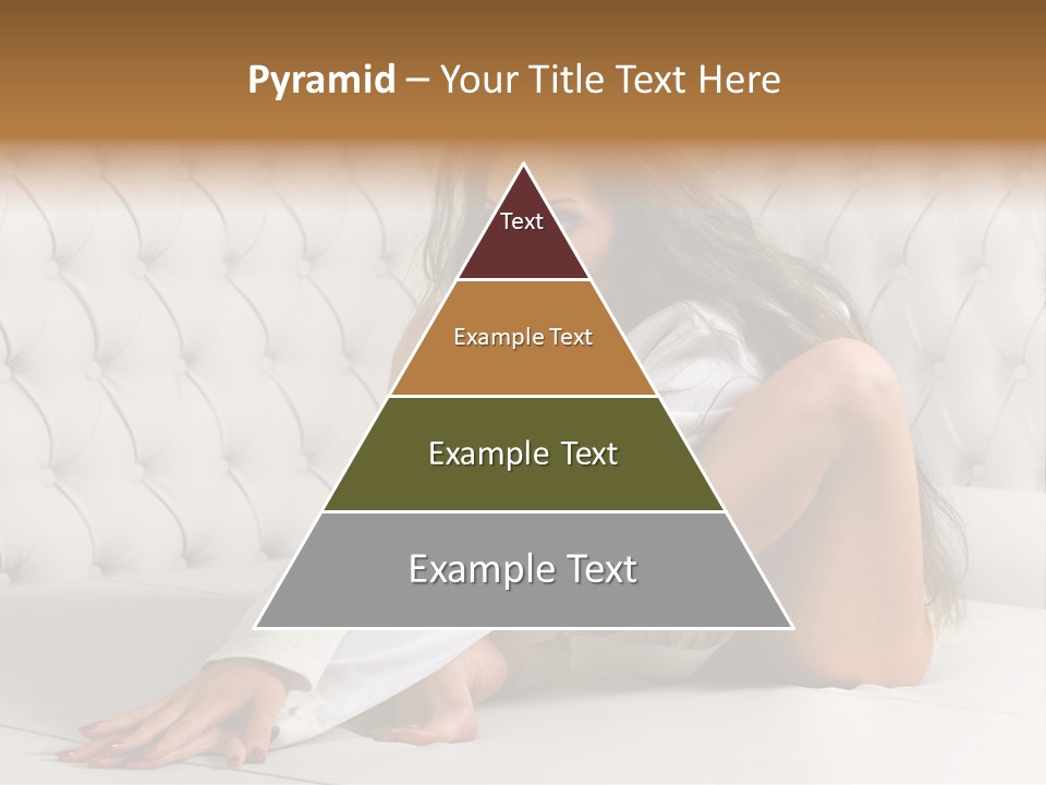 Nude Shy Shapely PowerPoint Template