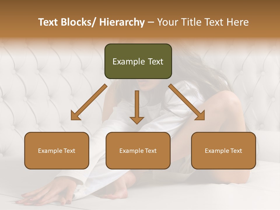 Nude Shy Shapely PowerPoint Template