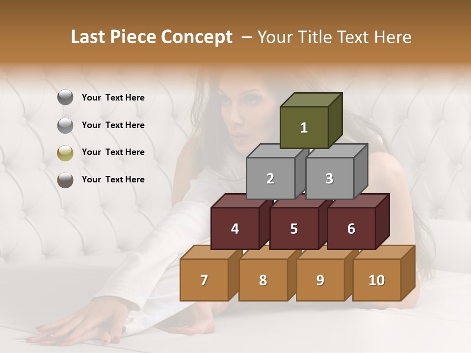 Nude Shy Shapely PowerPoint Template