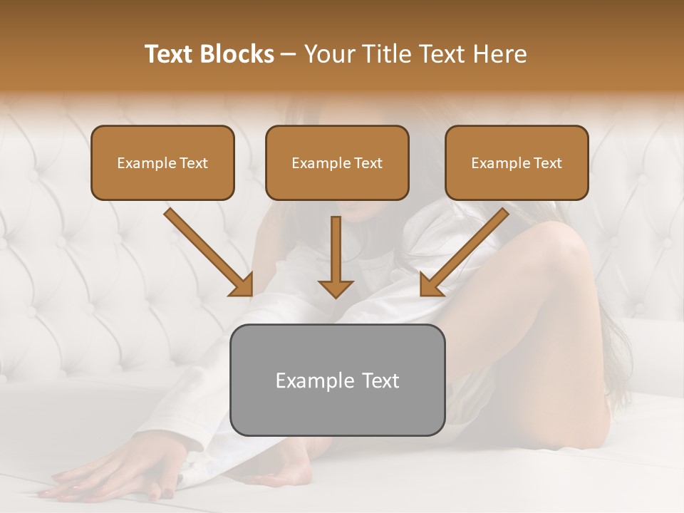 Nude Shy Shapely PowerPoint Template