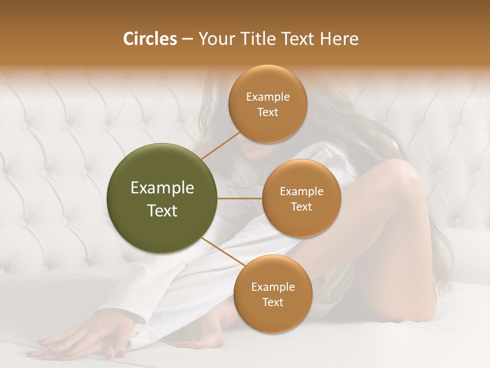 Nude Shy Shapely PowerPoint Template