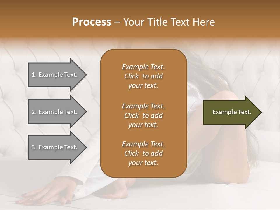 Nude Shy Shapely PowerPoint Template