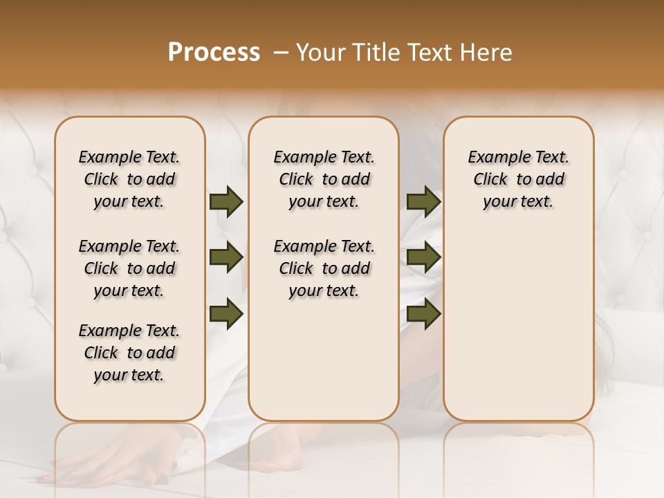 Nude Shy Shapely PowerPoint Template
