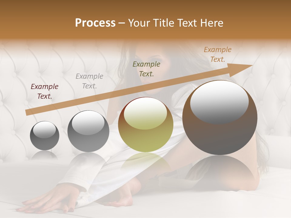 Nude Shy Shapely PowerPoint Template