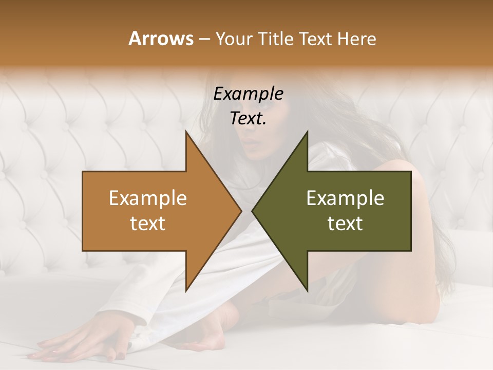 Nude Shy Shapely PowerPoint Template