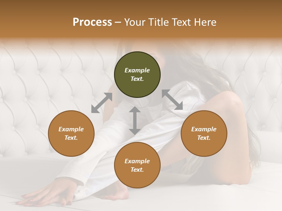 Nude Shy Shapely PowerPoint Template
