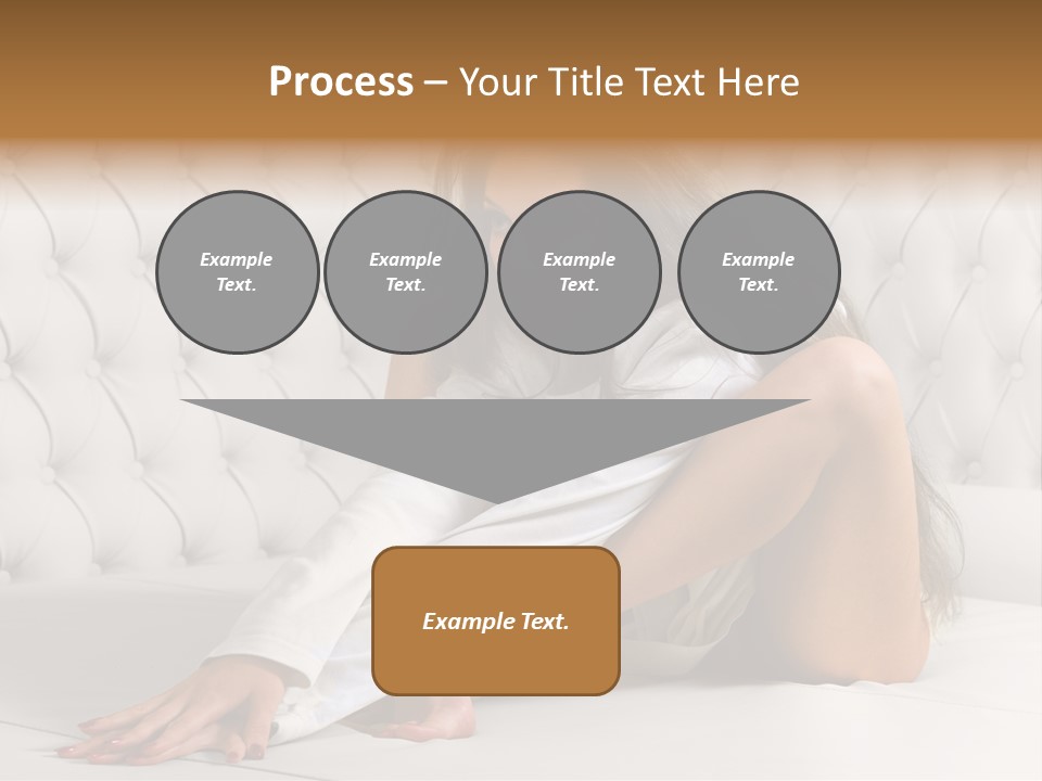 Nude Shy Shapely PowerPoint Template
