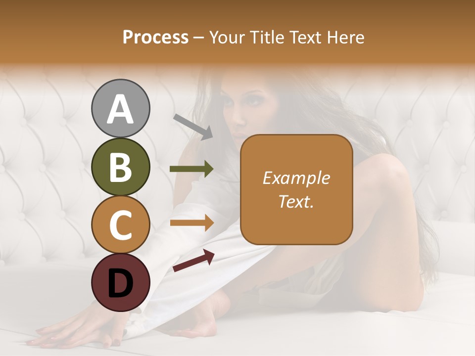 Nude Shy Shapely PowerPoint Template